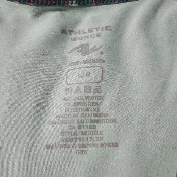Athletic Works  Racerback Workout Activewear Top L - Picture 7 of 7